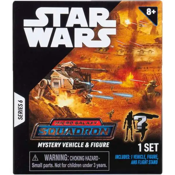 Star Wars Micro Galaxy Squadron Series 6 Mystery Vehicle & Figure Pack [1 RANDOM Vehicle & Figure]