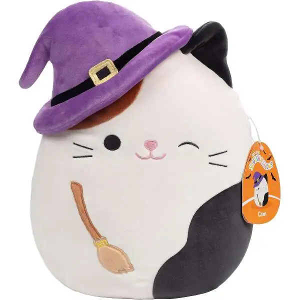 Squishmallows Halloween Cam the Cat 4-Inch Plush [Witch Hat]
