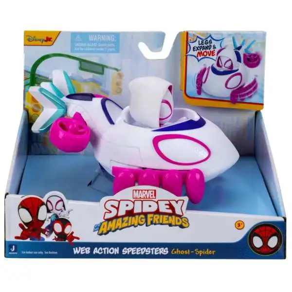Marvel Spidey & His Amazing Friends Web Action Speedsters Ghost-Spider Vehicle