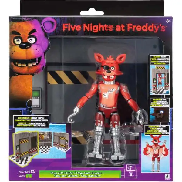 Five Nights at Freddy's Foxy with Office Action Figure