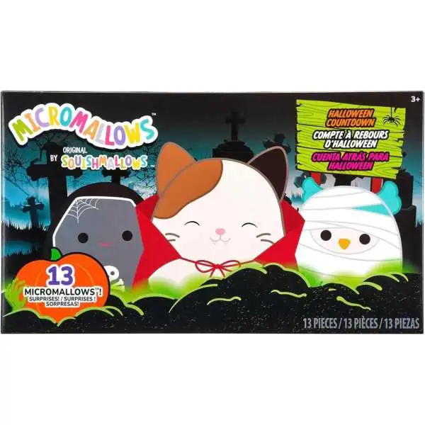 Squishmallows Micromallows Halloween 2.5-Inch Countdown Calendar [13 Surprises!]