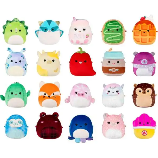 Squishmallows Micromallows 2.5-Inch Mini Plush 20-Pack