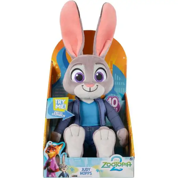 Disney Zootopia 2 Judy Hopps 14 Plush with Sound Jazwares - ToyWiz
