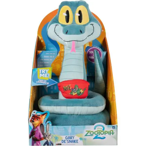 Disney Zootopia 2 Gary De'Snake 12-Inch Plush with Sound