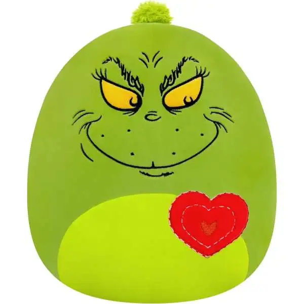 Squishmallows The Grinch 8-Inch Plush [with Heart]