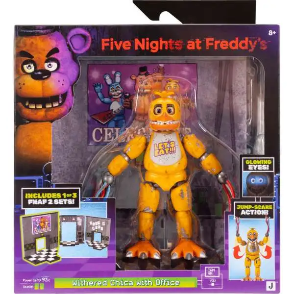 Five Nights at Freddy's Withered Chica with Office Action Figure