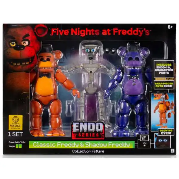 Five Nights at Freddy's Endo Series Classic Freddy and Shadow Freddy Collector Action Figure [Includes Endo-1 & Character Parts]