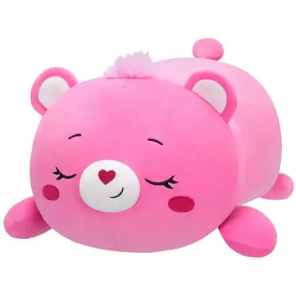 Squishmallows Care Bears Sleep-A-Mallows Cheer Bear 18-Inch Plush