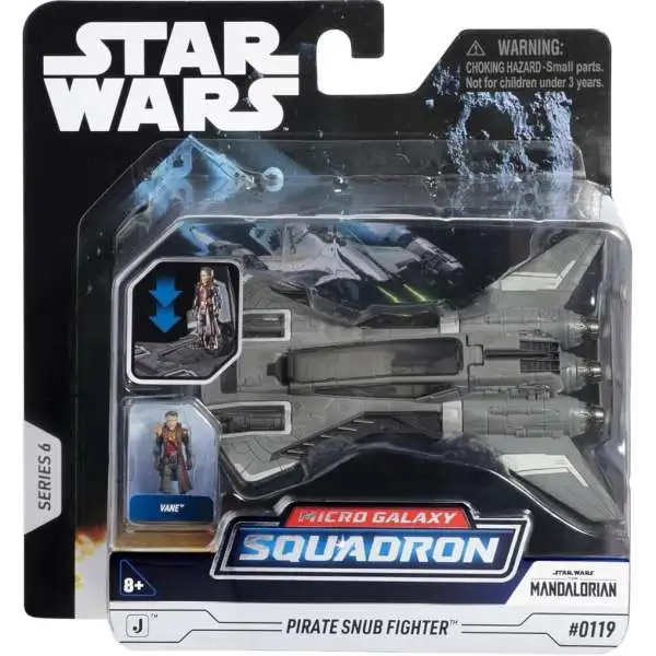 Star Wars Micro Galaxy Squadron Series 6 Pirate Snub Fighter Vehicle [The Mandalorian]
