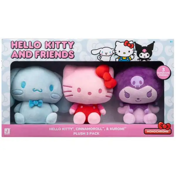 Sanrio Hello Kitty Friends Classic Hello Kitty, Kuromi Cinnamoroll
