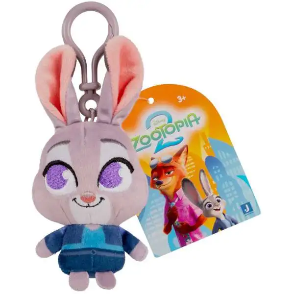 Disney Zootopia 2 Judy Hopps 3-Inch Clip on Plush