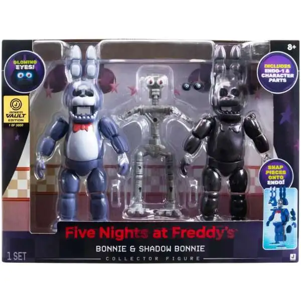 Five Nights at Freddy's Endo Series Classic Bonnie & Shadow Bonnie Collector Action Figure [Includes Endo-1 & Character Parts]
