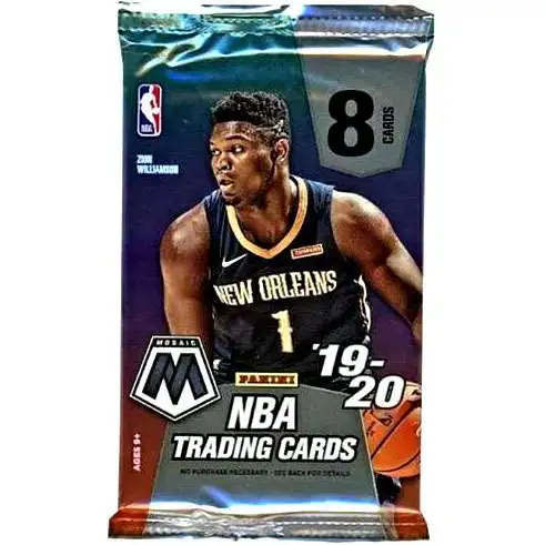 NBA Panini 2019-20 Prizm Mosaic Basketball Exclusive Trading Card MEGA Pack [8 Cards]