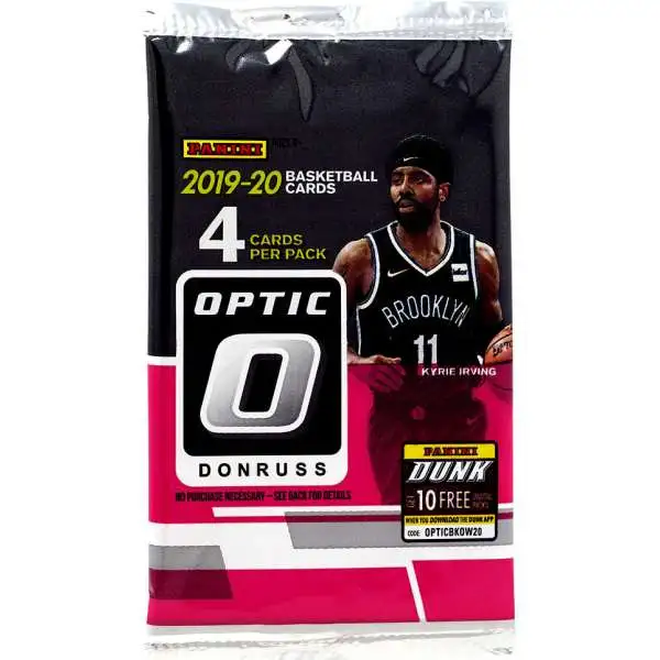 NBA Panini 2019-20 Donruss Optic Basketball Trading Card RETAIL Pack [4 Cards]