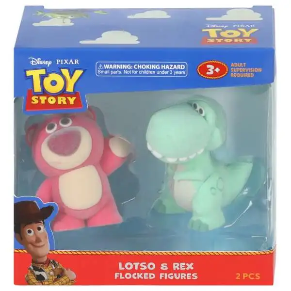 Disney Toy Story Losto & Rex 2-Inch Mini Figure 2-Pack [Flocked]
