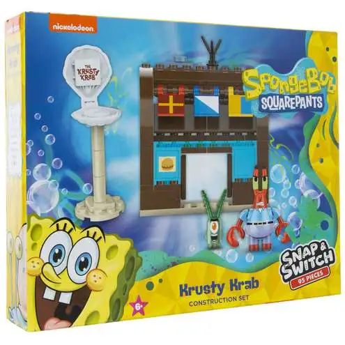 Spongebob Squarepants Snap & Switch Krusty Krab Construction Set [Damaged Package]
