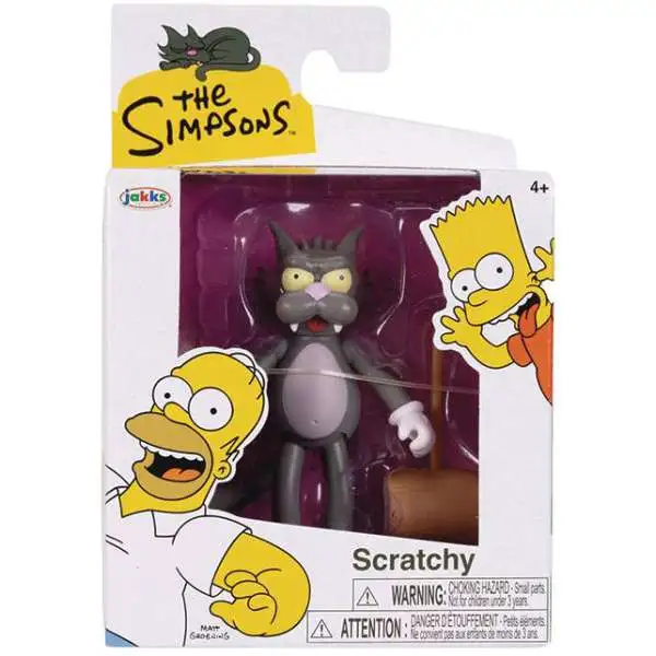 The Simpsons Wave 2 Scratchy 2.5-Inch Mini Figure [with Mallet]