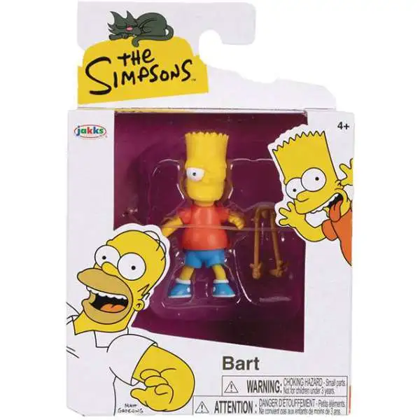 The Simpsons Wave 2 Bart (Winking) 2.5-Inch Mini Figure [with Slingshot]