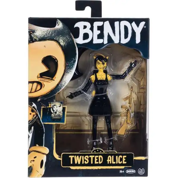 Bendy and the Ink Machine Twisted Alice Action Figure [with Tommy Gun]