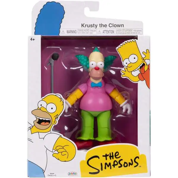 The Simpsons Wave 2 Krusty the Clown Action Figure [Damaged Package]