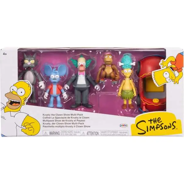 The Simpsons Krusty the Clown Show Multi Pack Action Figure 5-Pack