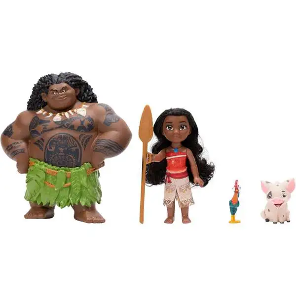 Disney Moana 2 Moana, Simea, Pua Hei Hei Exclusive 12 Doll