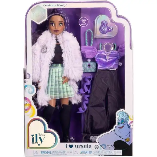 ily 4EVER Disney 100 I Heart Ursula Fashion Doll