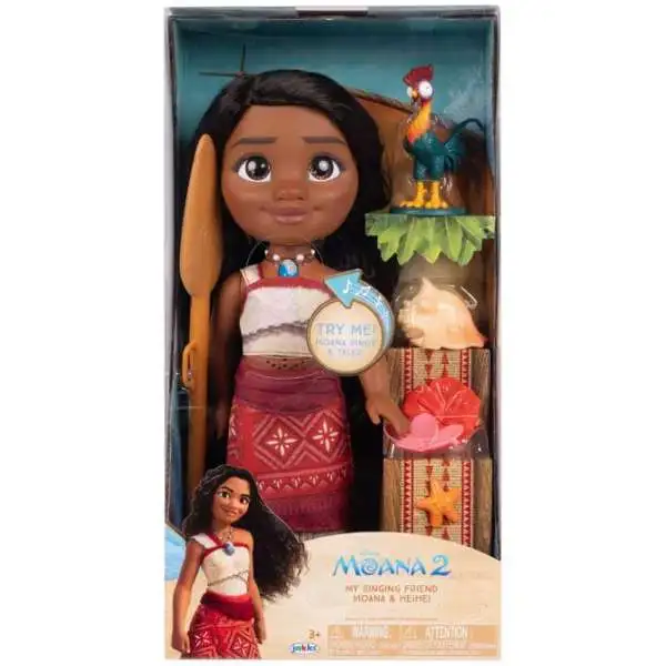Disney Moana 2 My Singing Friend Moana & HeiHei 12-Inch Doll Set