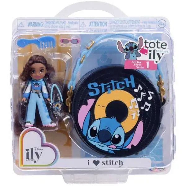 Disney ily 4EVER Tote Ily Teenies Series 1 I Love Stitch 2-Inch Mini Doll