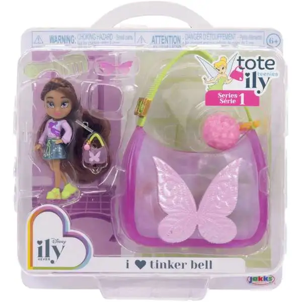 Disney ily 4EVER Tote Ily Teenies Series 1 I Love Tinker Bell 2-Inch Mini Doll