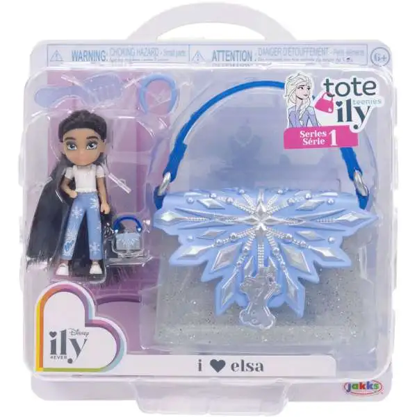 Disney ily 4EVER Tote Ily Teenies Series 1 I Love Elsa 2-Inch Mini Doll