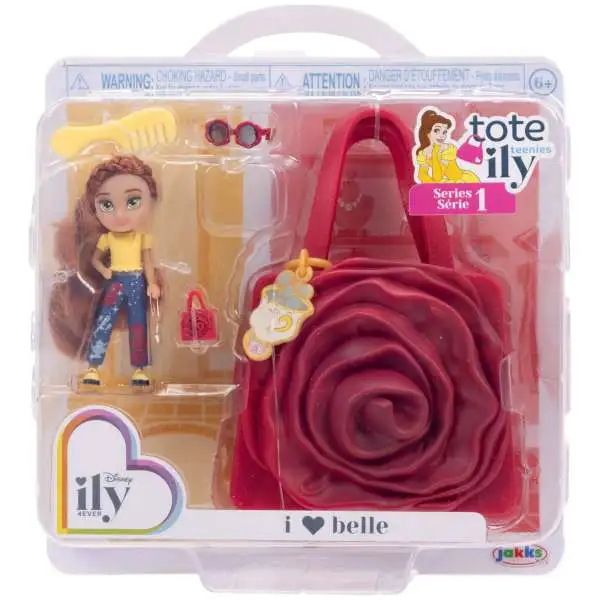 Disney ily 4EVER Tote Ily Teenies Series 1 I Love Belle 2-Inch Mini Doll