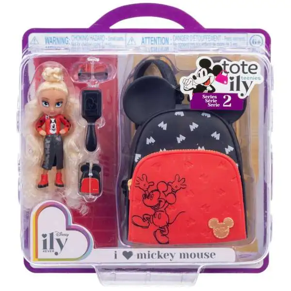 Disney ily 4EVER Tote Ily Teenies Series 2 I Love Mickey Mouse 2-Inch Mini Doll