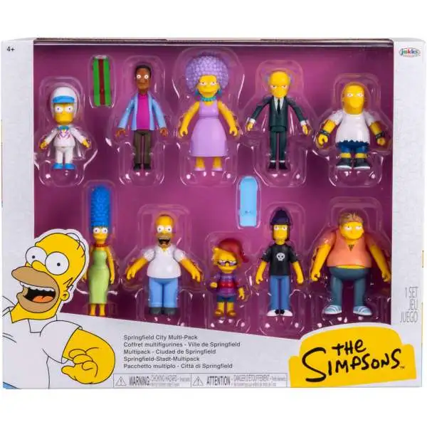 The Simpsons Springfield City 2.5-Inch Mini Figure Multi-Pack
