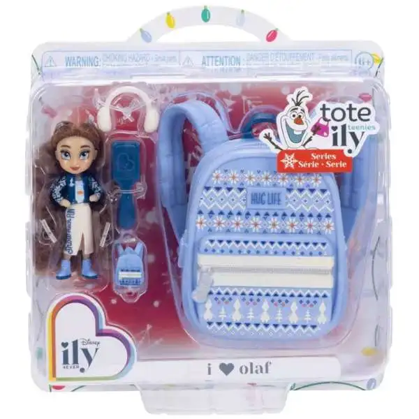 Disney ily 4EVER Tote Ily Teenies Holiday I Love Olaf 2-Inch Mini Doll