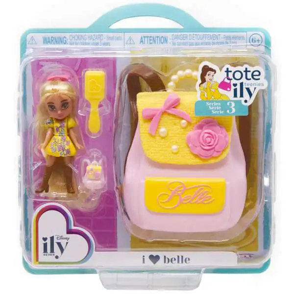Disney ily 4EVER Tote Ily Teenies Series 3 I Love Belle 2-Inch Mini Doll