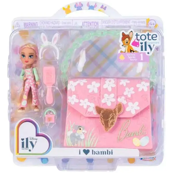 Disney ily 4EVER Tote Ily Teenies Easter Series 1 I Love Bambi 2-Inch Mini Doll