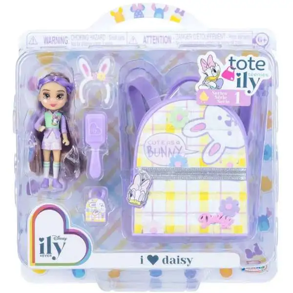 Disney ily 4EVER Tote Ily Teenies Easter Series 1 I Love Daisy 2-Inch Mini Doll