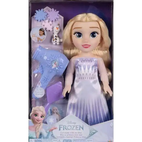 Disney Frozen Get Ready with Me Elsa 14-Inch Doll