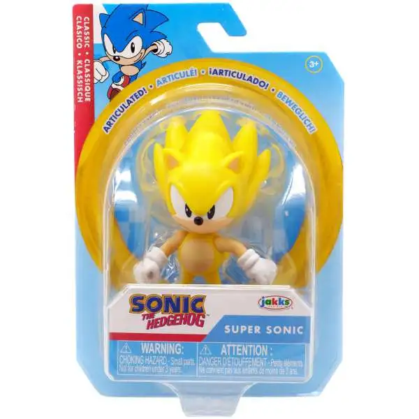 Sonic The Hedgehog Super Sonic 2.5-Inch Mini Figure [Classic, Damaged Package]