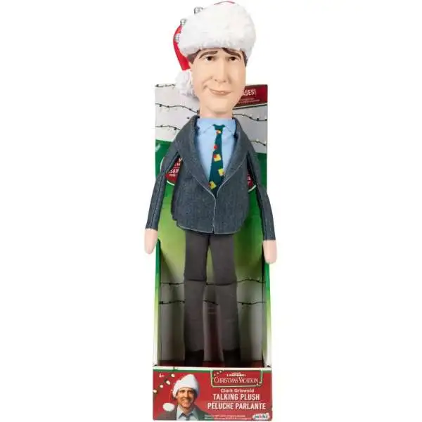 National Lampoon's Christmas Vacation Clark Griswold Plush with Sound [Santa Hat]