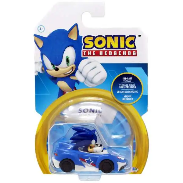 Sonic The Hedgehog Sonic Diecast Vehicle [Speed Star, Version 2]