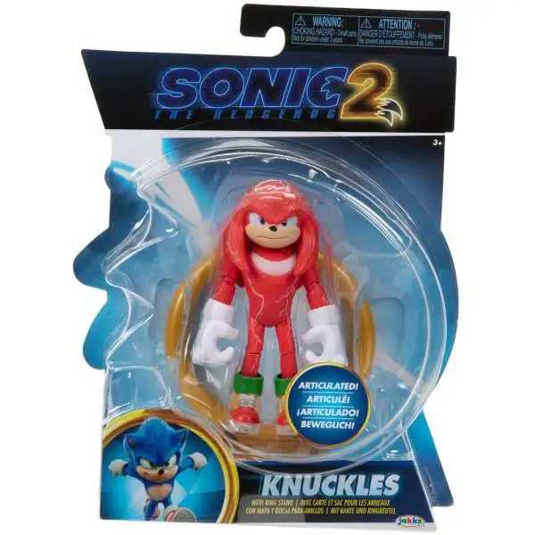 Sonic The Hedgehog 2 Movie Knuckles Action Figure [Ring Stand]