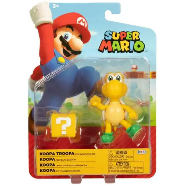 World of Nintendo Wave 29 Koopa Troopa Action Figure [with Question Block]