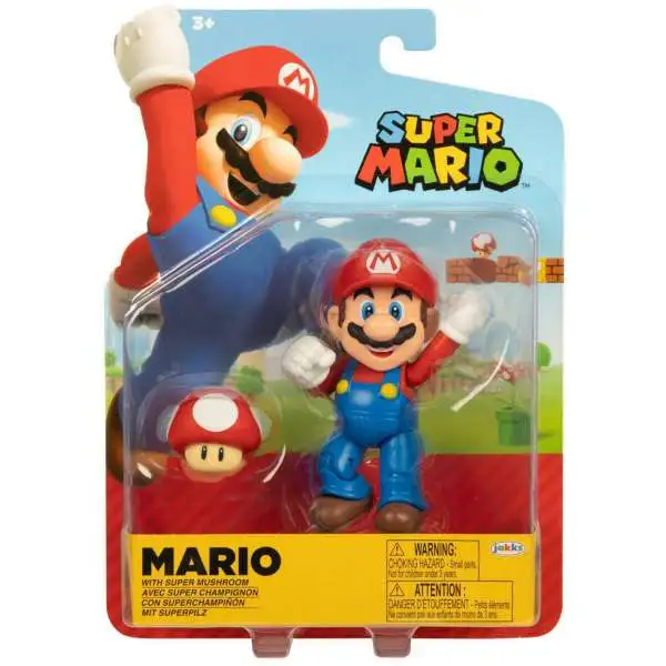 World of Nintendo Super Mario Action Figure [with Super Mushroom]
