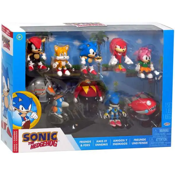 Sonic The Hedgehog Classic Friends & Foes Exclusive 2.5-Inch Figure 10-Pack