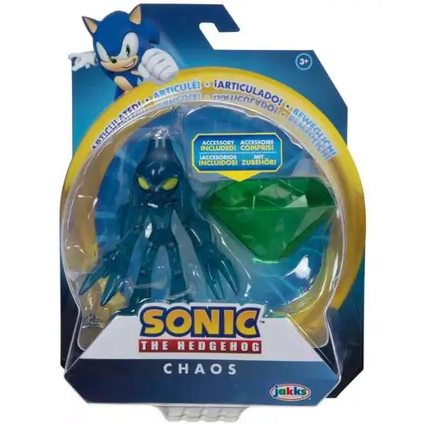 Sonic The Hedgehog 2 Movie Super Sonic 4 Action Figure Master Emerald Jakks  Pacific - ToyWiz