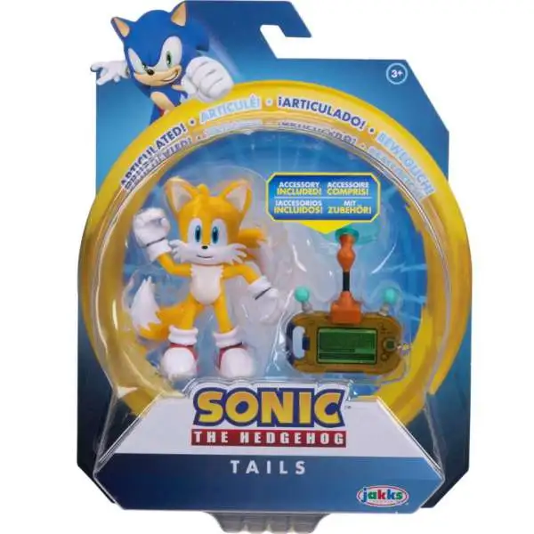 Sonic The Hedgehog Tails Action Figure [Modern, with Miles Electric]