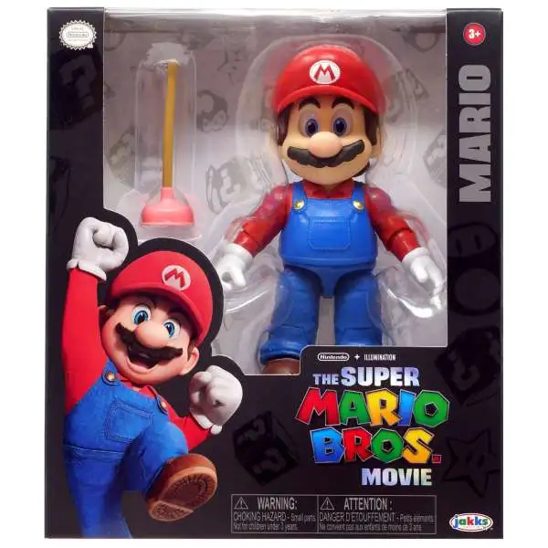Super Mario Bros. The Movie Mario Action Figure [with Plunger]