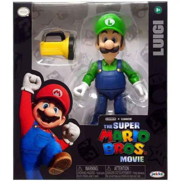 Super Mario Bros. The Movie Luigi 5-Inch Figure [with Flashlight]